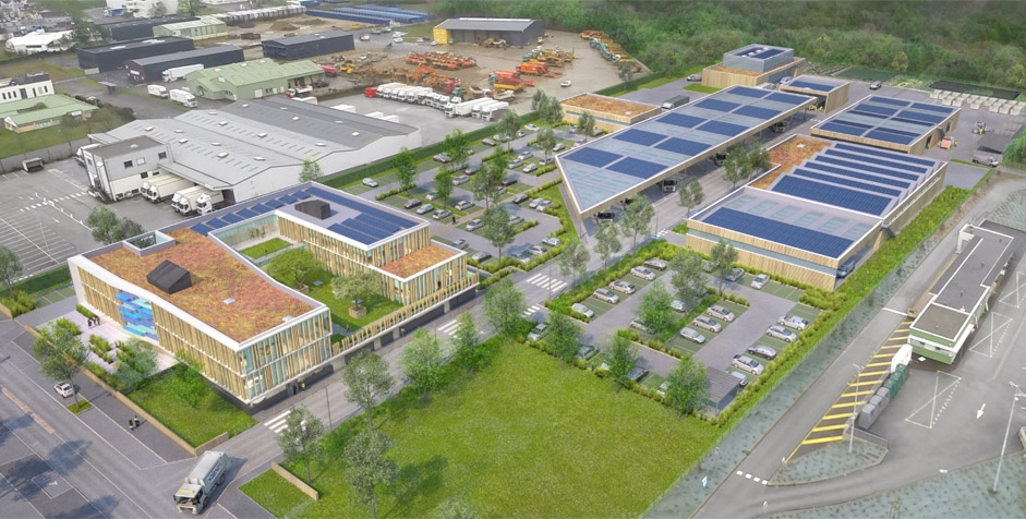 Aménagement et construction du pôle technique communautaire de Caudan